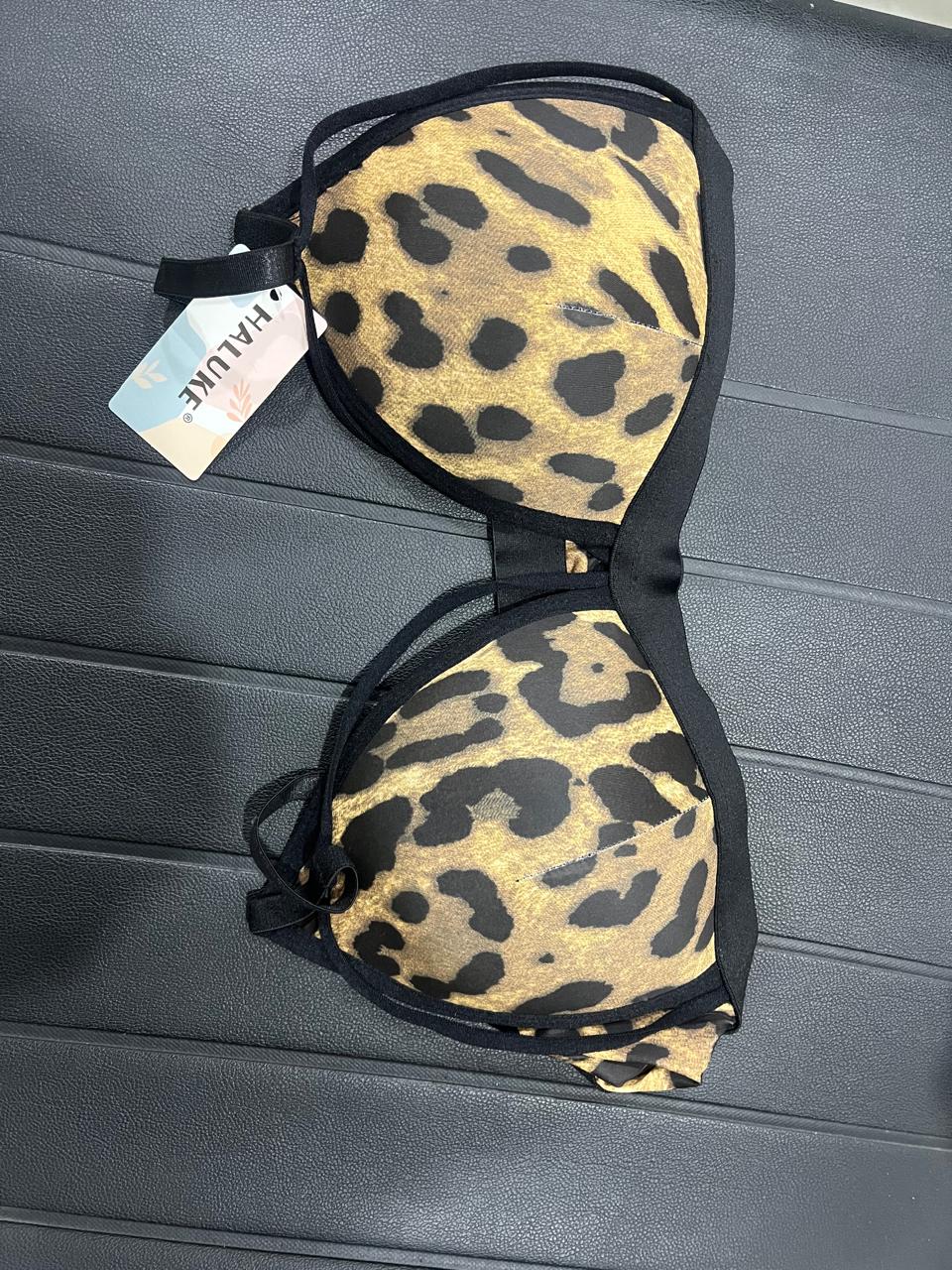 Leopard Print Sexy Women’s Underwear (Pack of 2) – Comfortable Bra and Panty Set