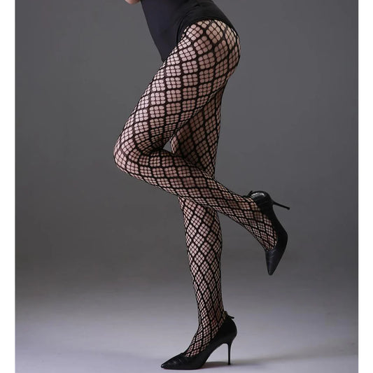 Black Hose Leg Stockings – Spandex, Elegant & Stylish Pack of 1